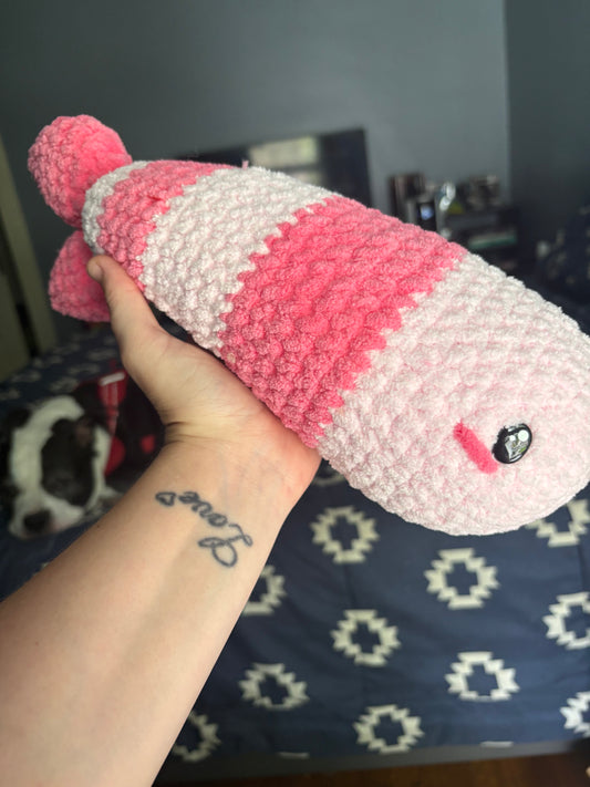 Jumbo Shrimp Crochet Plush
