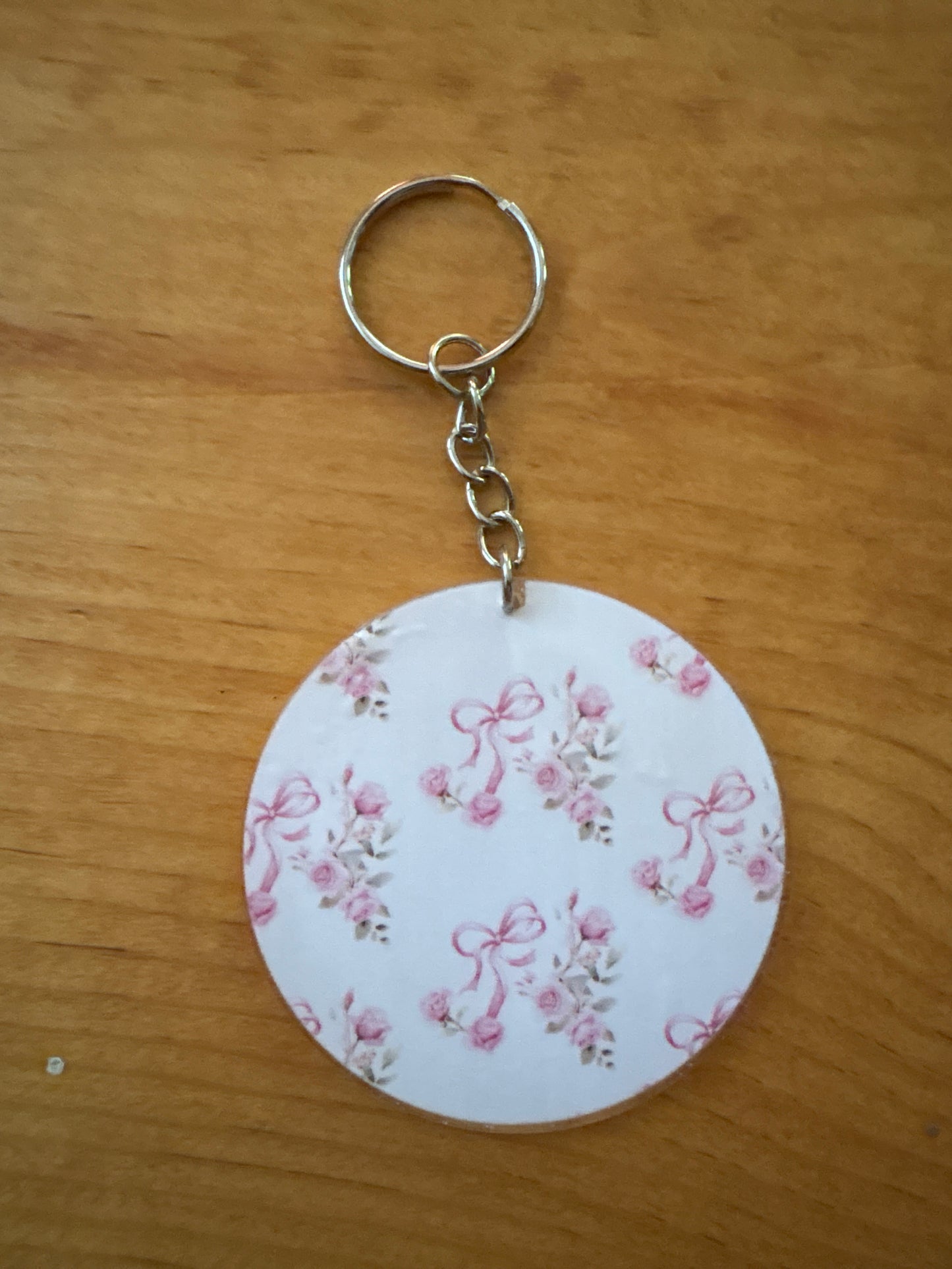 Acrylic Circle Keychains