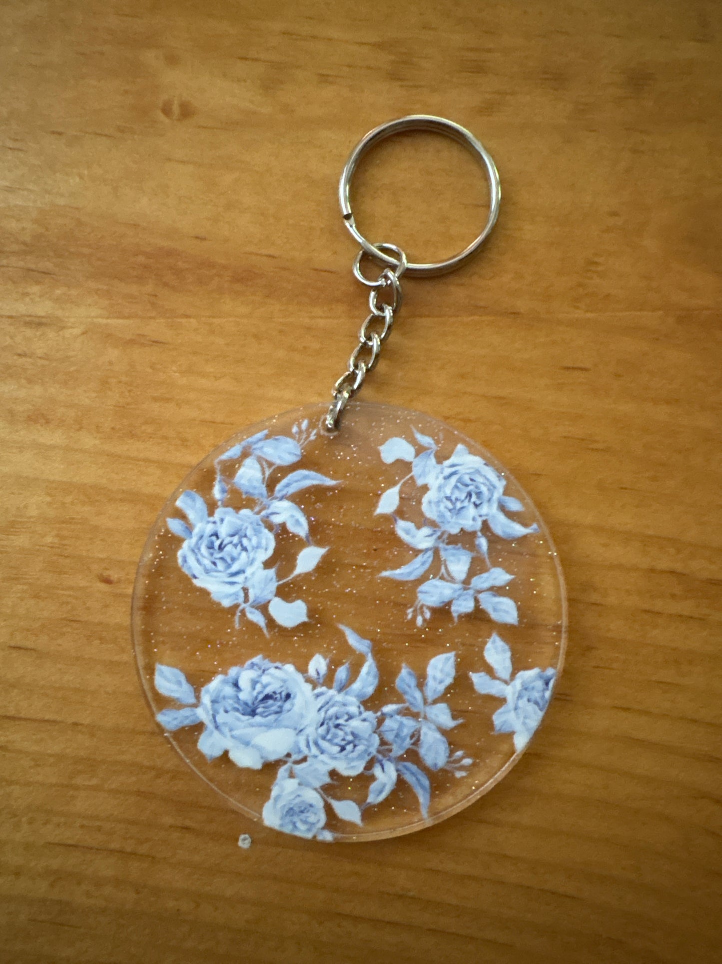 Acrylic Circle Keychains