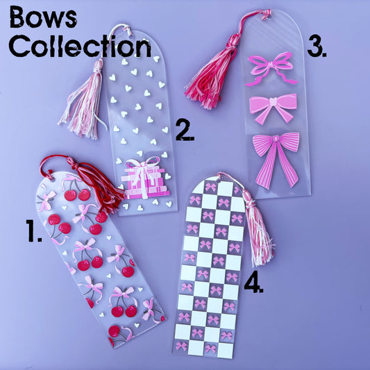 Acrylic Bookmark with Tassel | Hold your place with style!