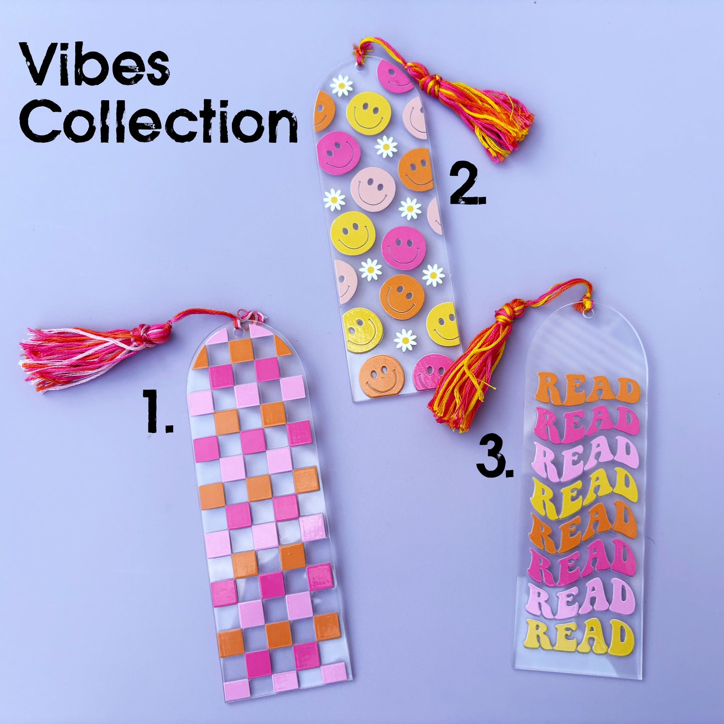 Acrylic Bookmark with Tassel | Hold your place with style!