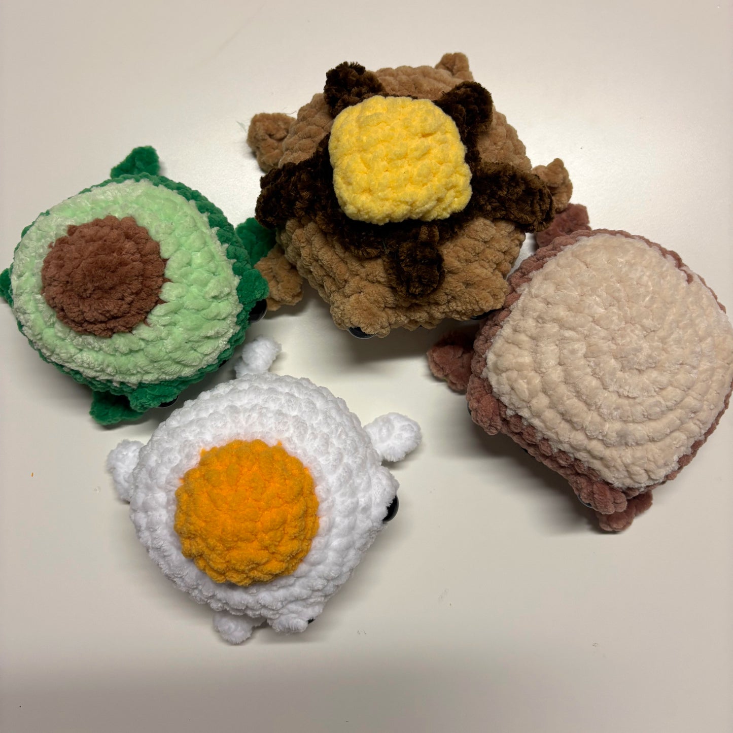 Breakfast Frogs Crochet Plush