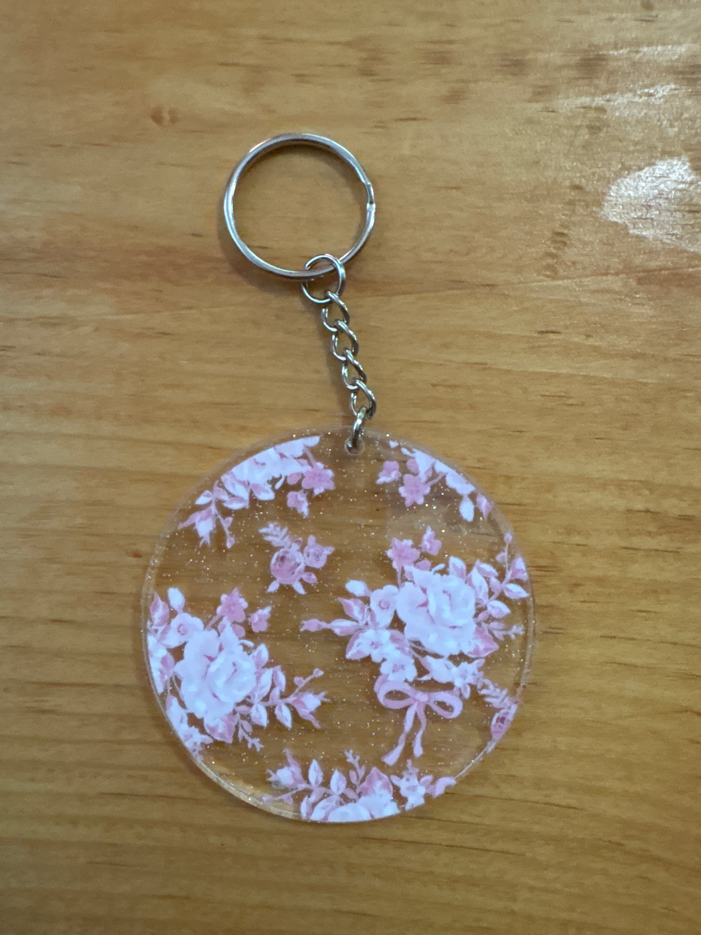 Acrylic Circle Keychains