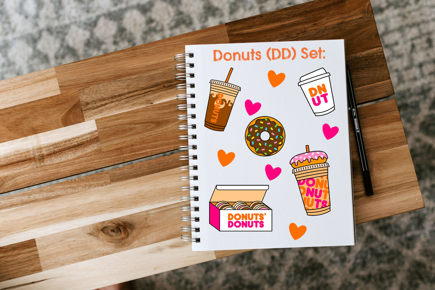 Fast Food Sticker Packs | Coffee, Donuts, Chicken