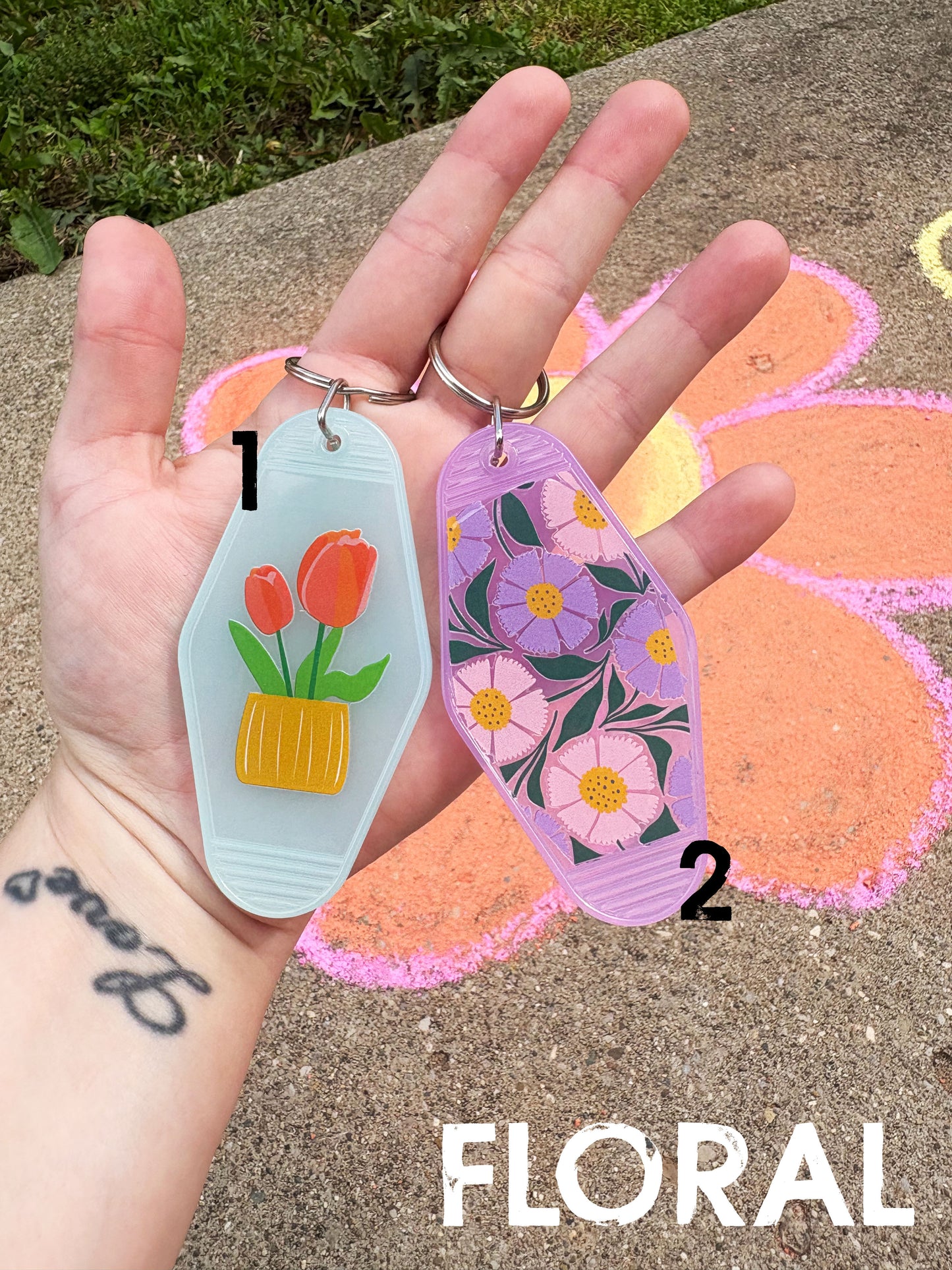 Motel Keychains | Variety of Styles