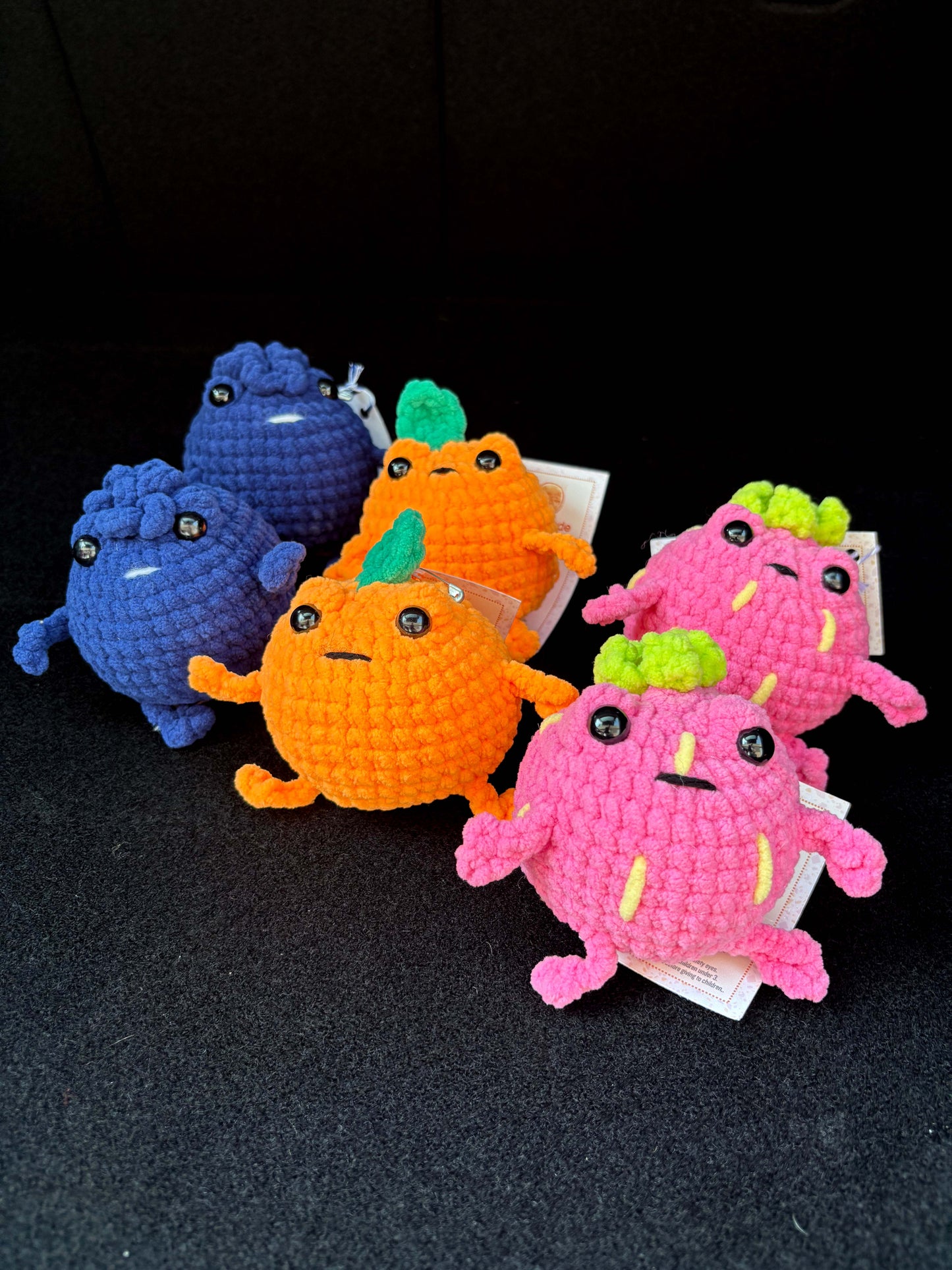 Fruit Frogs Crochet Plush