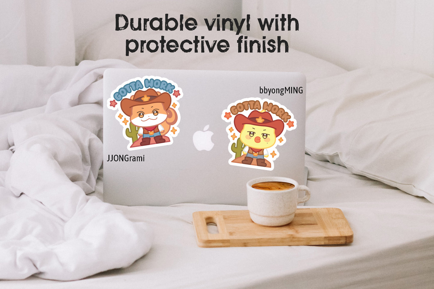 "Gotta Work" Aniteez/Ateez Vinyl Sticker