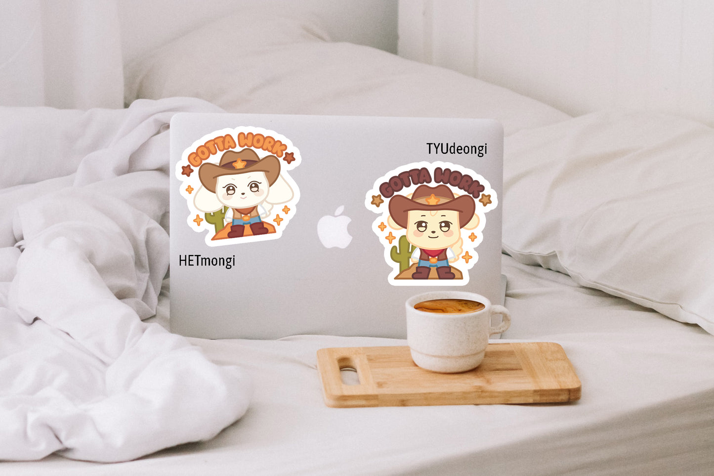 "Gotta Work" Aniteez/Ateez Vinyl Sticker