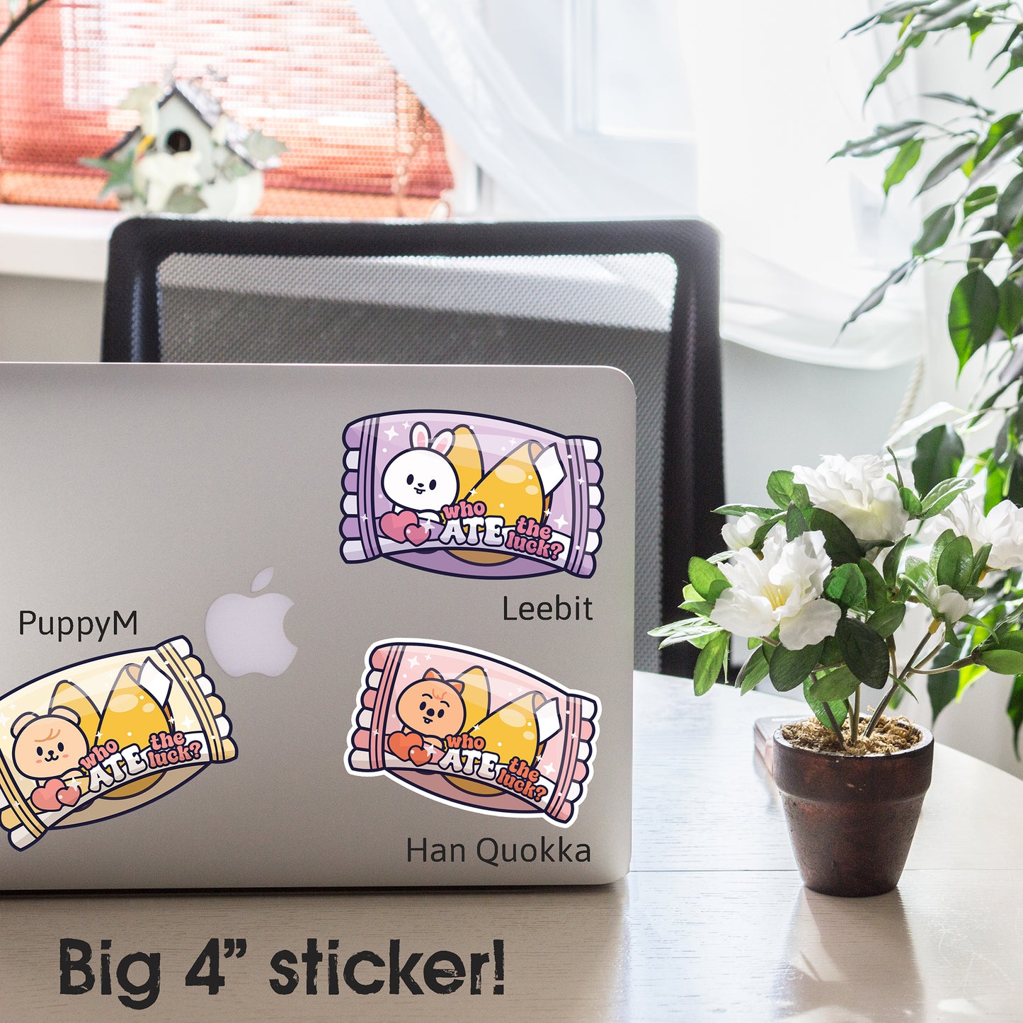 "Ate the Luck" SKZOO/Stray Kids Vinyl Sticker