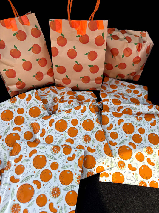 Orange Mystery Bag | Stickers, Plushies & More