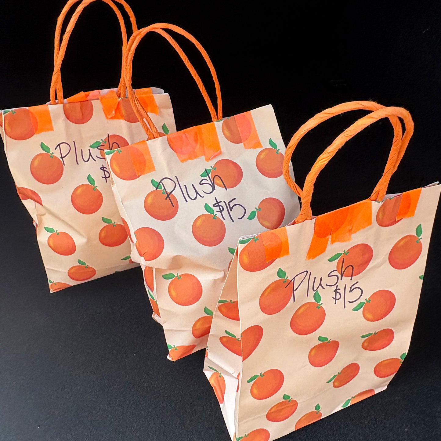 Orange Mystery Bag | Stickers, Plushies & More