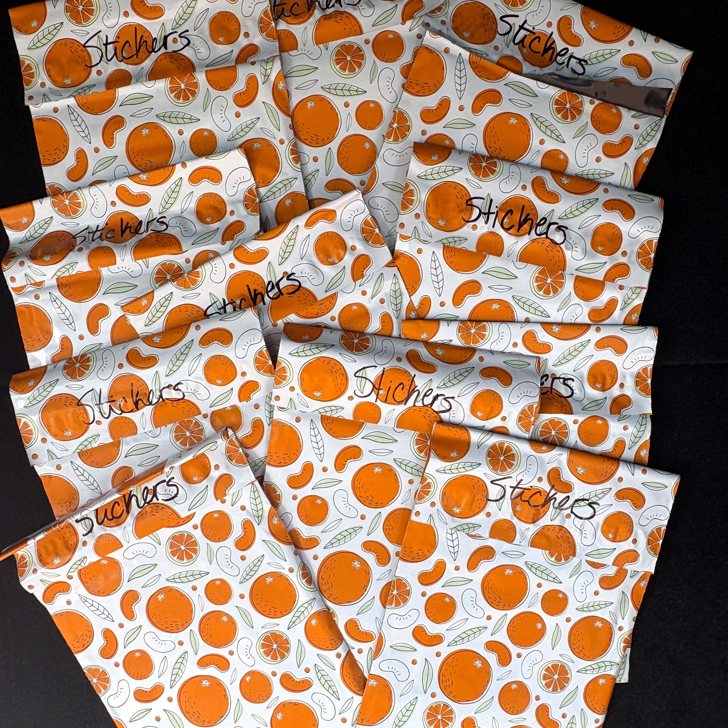 Orange Mystery Bag | Stickers, Plushies & More