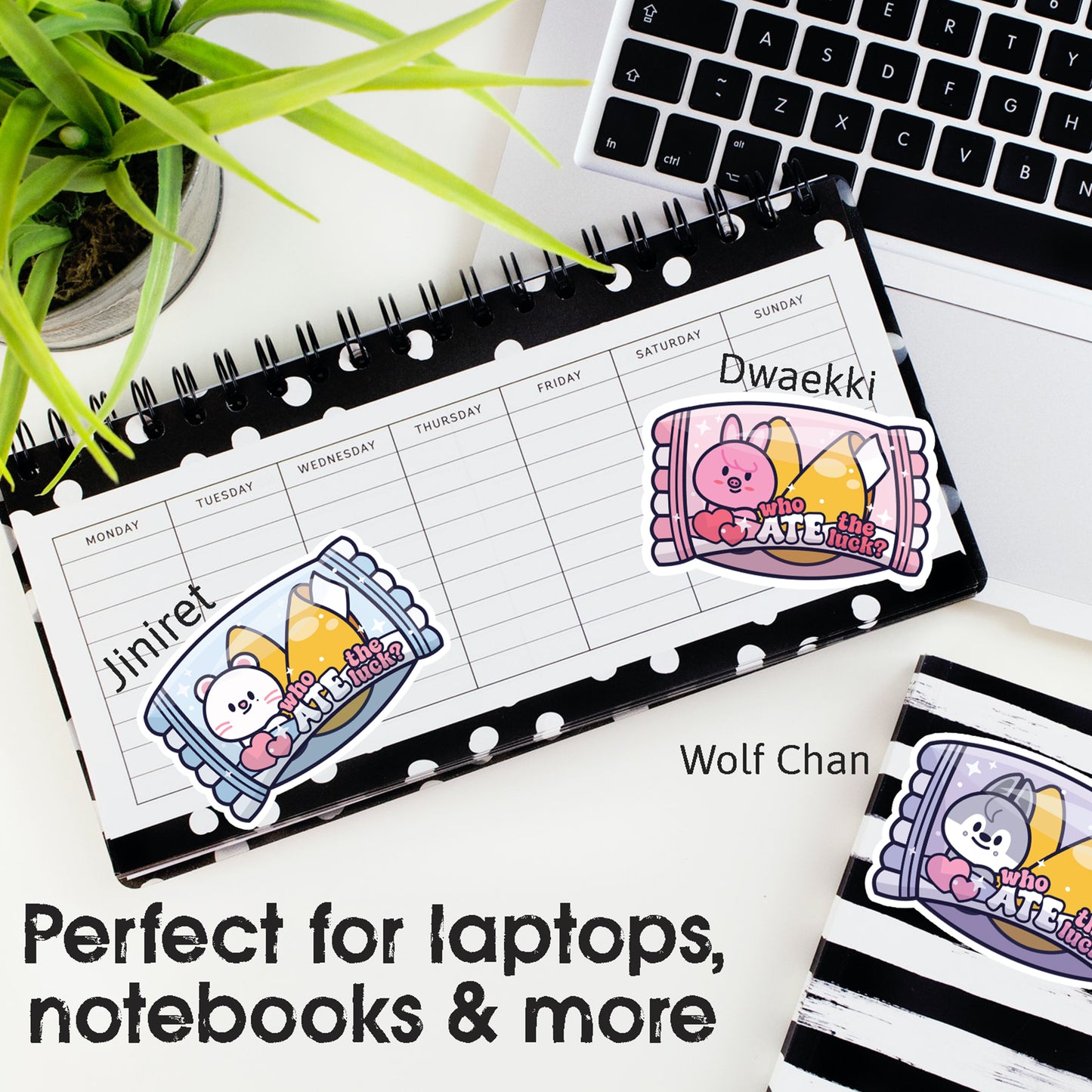 "Ate the Luck" SKZOO/Stray Kids Vinyl Sticker