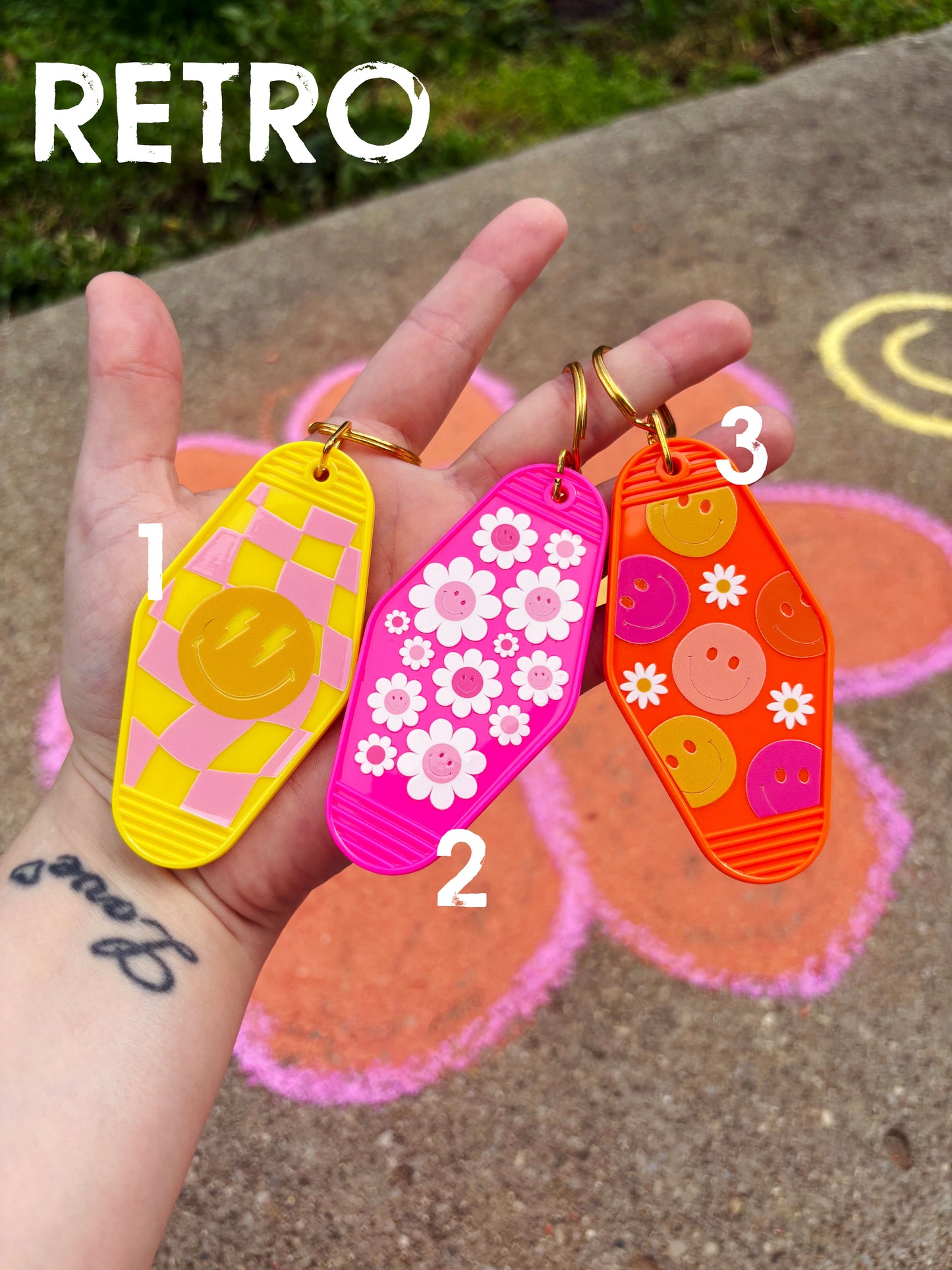 Motel Keychains | Variety of Styles