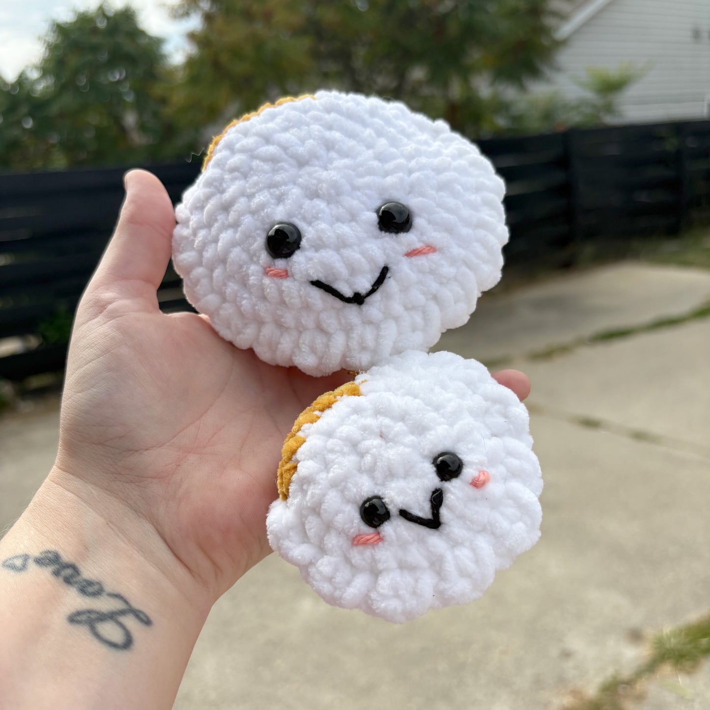 Crustless Sammie Crochet Plush & Keychains